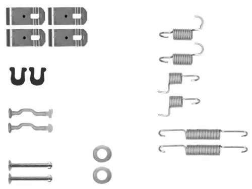 MINTEX MINTEX MBA28 1x Accessory Kit, parking brake shoes 