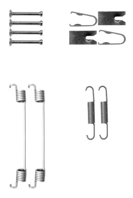 1x Accessory Kit, brake shoes