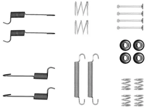 MINTEX MINTEX MBA46 1x Accessory Kit, parking brake shoes 