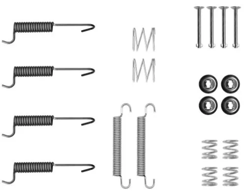 MINTEX MINTEX MBA47 1x Accessory Kit, parking brake shoes 