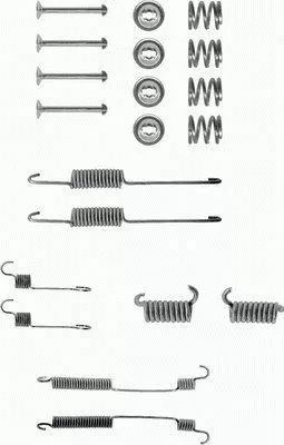 MINTEX MINTEX (MBA599) 1x Accessory Kit, brake shoes 