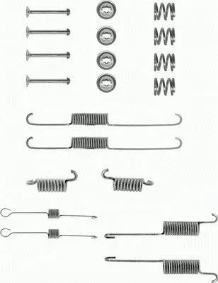 MINTEX MINTEX (MBA615) 1x Accessory Kit, brake shoes 