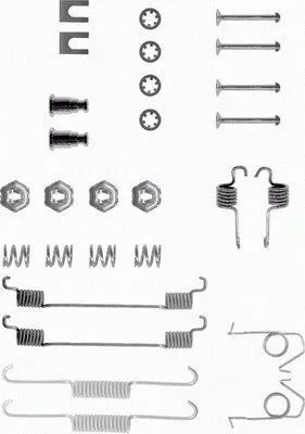 MINTEX MINTEX (MBA626) 1x Accessory Kit, brake shoes 