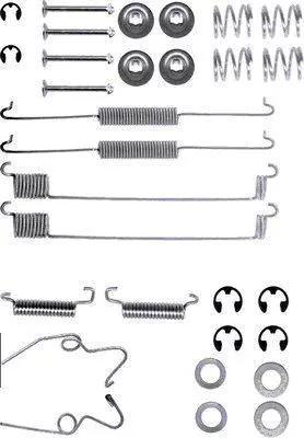 1x Accessory Kit, brake shoes