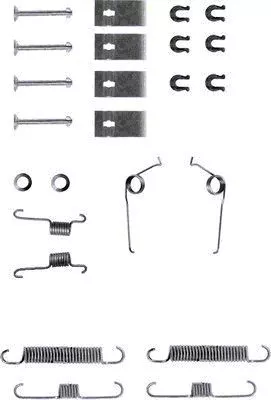 MINTEX MINTEX (MBA693) 1x Accessory Kit, brake shoes 