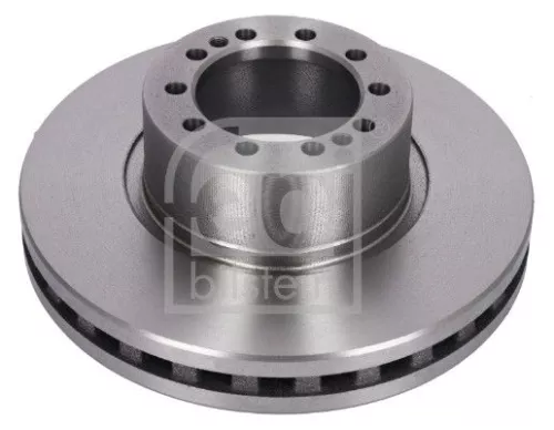 2x Febi Front Vented Brake Disc