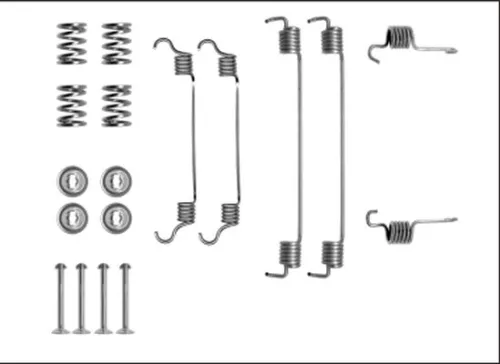 1x Accessory Kit, brake shoes