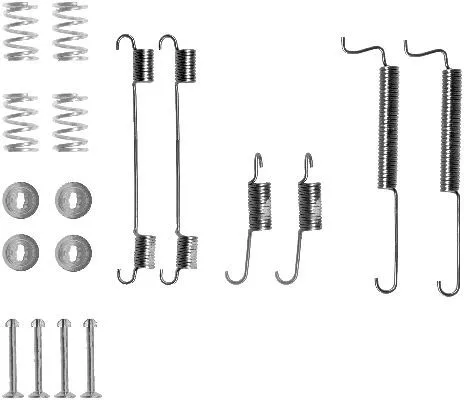 1x Accessory Kit, brake shoes