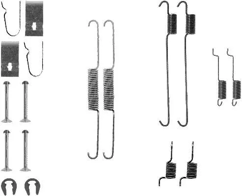 MINTEX MINTEX (MBA815) 1x Accessory Kit, brake shoes 