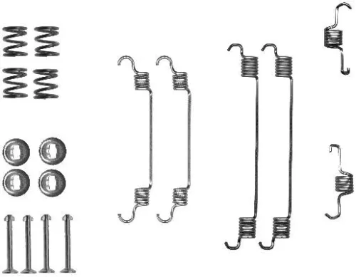 1x Accessory Kit, brake shoes