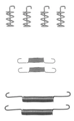 MINTEX MINTEX MBA832 1x Accessory Kit, parking brake shoes 