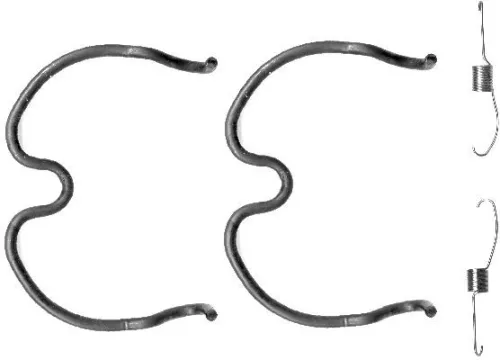 1x Accessory Kit, brake shoes