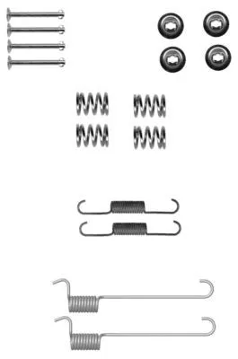 MINTEX MINTEX MBA848 1x Accessory Kit, parking brake shoes 