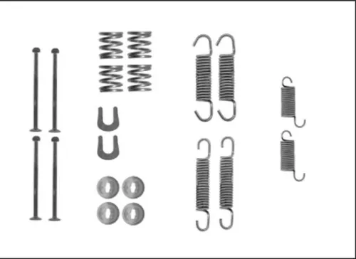 1x Accessory Kit, brake shoes