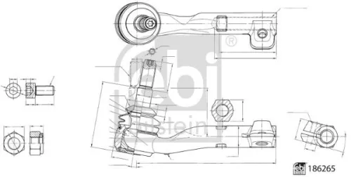 Febi Front Right Tie Rod End For Bmw 2 3 4 I4