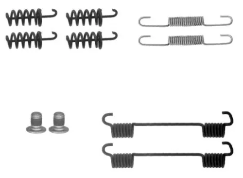 MINTEX MINTEX MBA874 1x Accessory Kit, parking brake shoes 