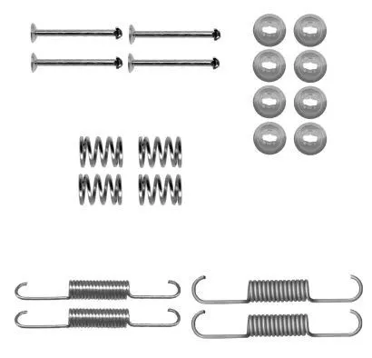 1x Accessory Kit, parking brake shoes