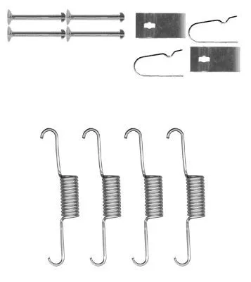MINTEX MINTEX MBA884 1x Accessory Kit, parking brake shoes 