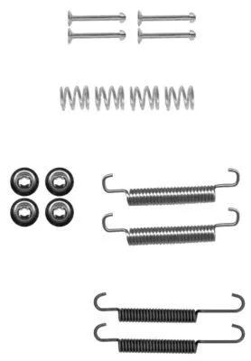MINTEX MINTEX MBA893 1x Accessory Kit, parking brake shoes 