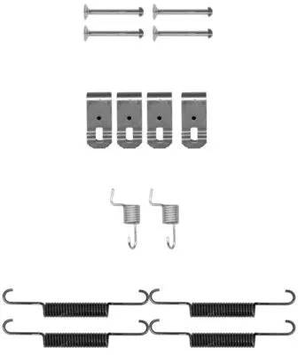 MINTEX MINTEX MBA895 1x Accessory Kit, parking brake shoes 