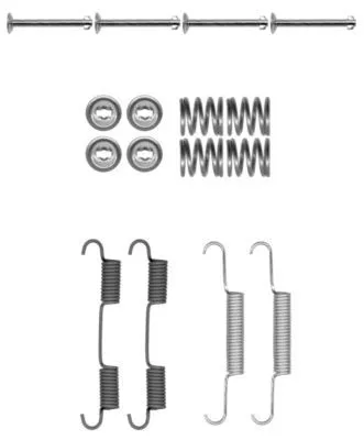 MINTEX MINTEX MBA896 1x Accessory Kit, parking brake shoes 