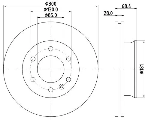 MINTEX MINTEX (MDC1771C) 1x  MINTEX Brake Disc 