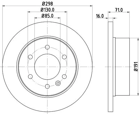 MINTEX MINTEX (MDC1772C) 1x  MINTEX Brake Disc 