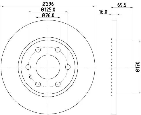 MINTEX MINTEX MDC1932 1x MINTEX MDC1932 Brake Disc 