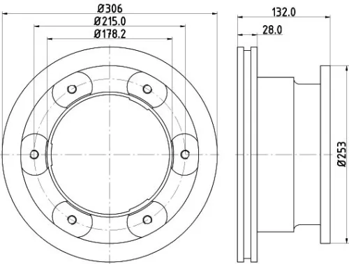 MINTEX MINTEX MDC1934 1x MINTEX MDC1934 Brake Disc 