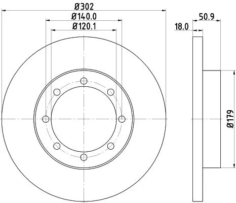 MINTEX MINTEX MDC2294 1x MINTEX MDC2294 Brake Disc 
