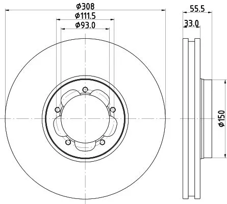 MINTEX MINTEX MDC2719 1x MINTEX MDC2719 Brake Disc 