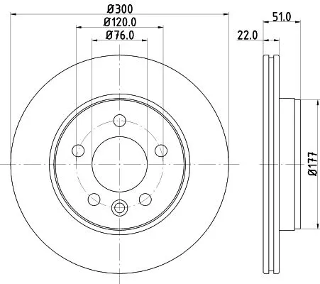 MINTEX MINTEX MDC2770C 1x MINTEX MDC2770C Brake Disc 