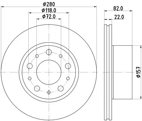 MINTEX MINTEX (MDC3170C) 1x  MINTEX Brake Disc 