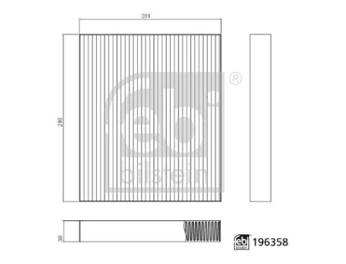 FEBI BILSTEIN FEBI BILSTEIN 196358 Febi Cabin Pollen Filter For Byd Seal Song Pro 