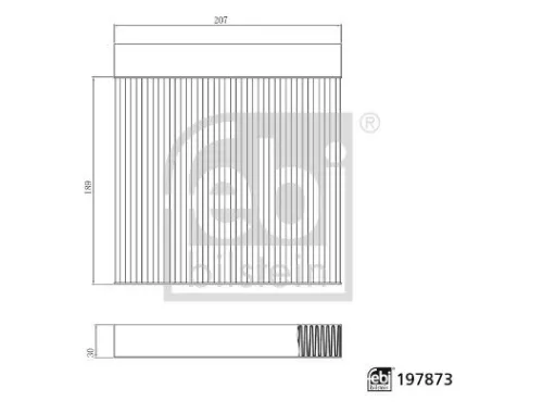 Febi Cabin Pollen Filter For Mg Mg 3 Mg Zs