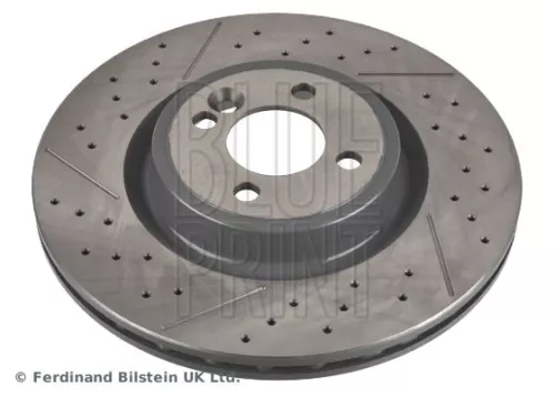 2x BLUE Print Front Perforated/vented Brake Discs For Mini Mini Mini Clubman Mini Cl