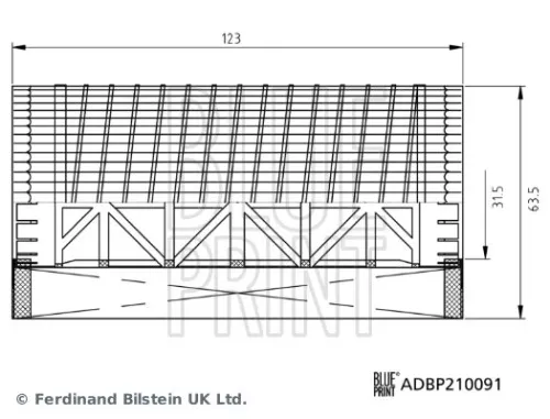 BLUE PRINT BLUE PRINT ADBP210091 Oil Filter 