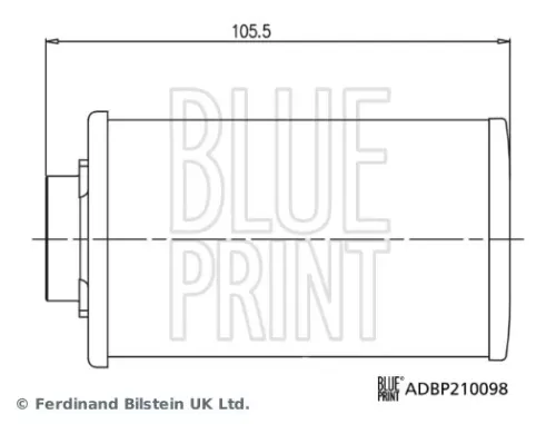 BLUE PRINT BLUE PRINT ADBP210098 Hydraulic Filter, automatic transmission 