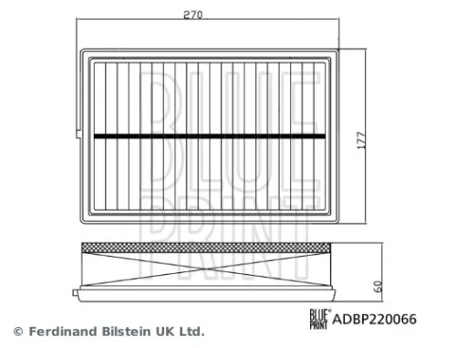 BLUE PRINT BLUE PRINT ADBP220066 Blue Print Air Filter For Volvo Xc40 