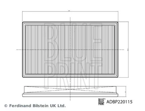 BLUE PRINT BLUE PRINT ADBP220115 Blue Print Air Filter For Mercedes-benz C-class Cle E-class Glc 
