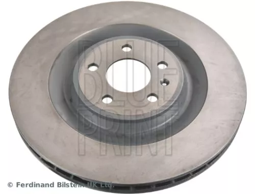 2x BLUE Print Rear Internally Vented Brake Discs For Porsche Macan