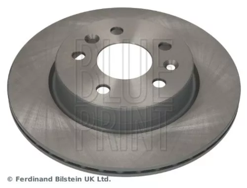 2x BLUE Print Rear Internally Vented Brake Discs For Nissan Renault Grand Kangoo Kan