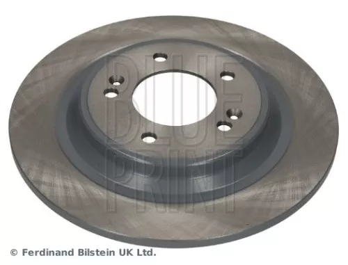 2x BLUE Print Rear Solid Brake Discs For Hyundai Kia Sportage Tucson