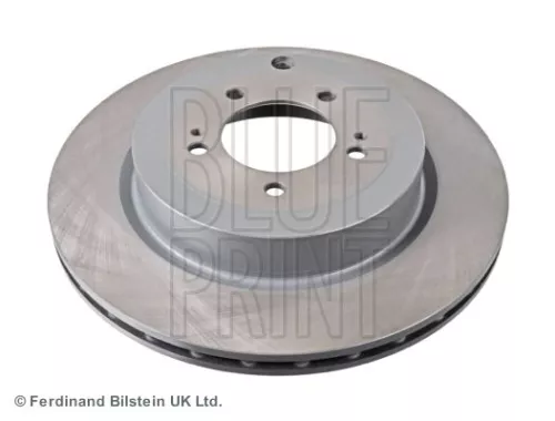 2x BLUE Print Rear Internally Vented Brake Discs For Mitsubishi Lancer