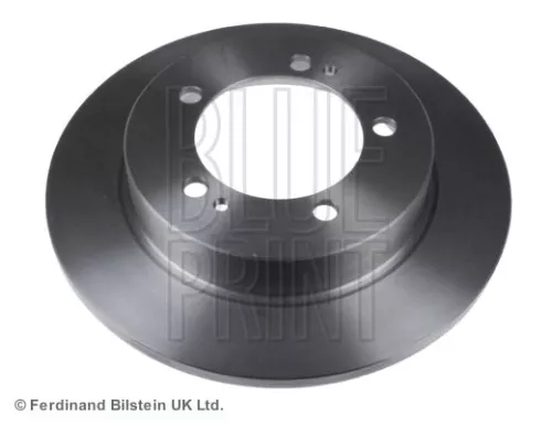 2x BLUE Print Rear Solid Brake Discs For Mitsubishi Fto