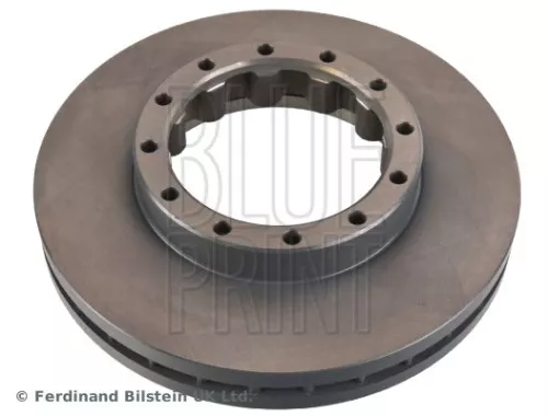 2x BLUE Print Rear Internally Vented Brake Discs