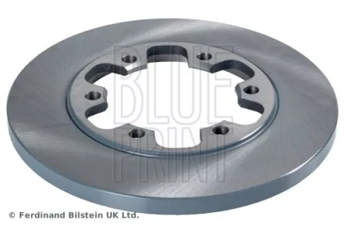 2x BLUE Print Rear Solid Brake Discs For Ford Transit