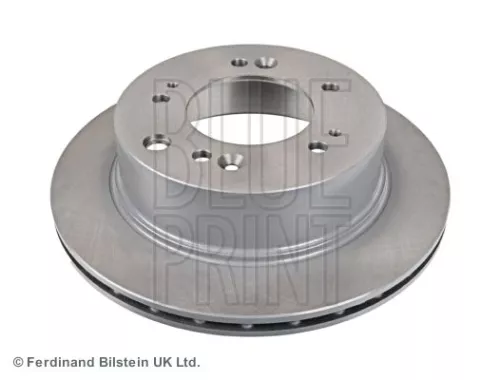 2x BLUE Print Rear Internally Vented Brake Discs For Kia Sorento