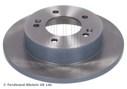 2x BLUE Print Rear Solid Brake Discs For Hyundai Kia Ix20 Venga