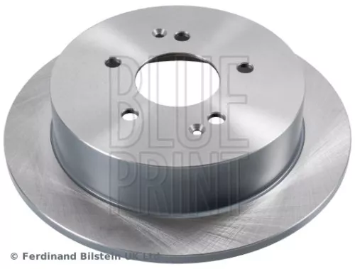 2x BLUE Print Rear Solid Brake Discs For Kg Mobility Ssangyong Korando Tivoli Torres